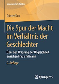 Die Spur der Macht im Verhältnis der Geschlechter - Günter Dux - E-Book