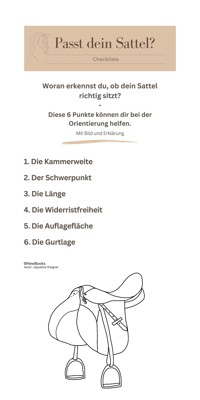 Passt dein Sattel? - Eine Checkliste - Jaqueline Steigner - E-Book