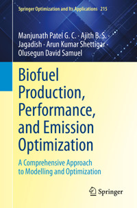 Biofuel Production, Performance, and Emission Optimization - Manjunath Patel G. C. - E-Book