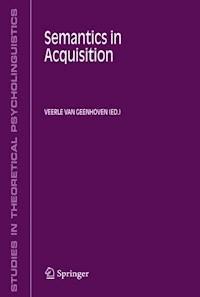 Semantics in Acquisition -  - E-Book