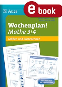 Wochenplan Mathe 3/4, Größen und Sachrechnen - Sandra Kroll-Gabriel - E-Book