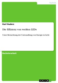 Die Effizienz von weißen LEDs - Karl Huderz - E-Book