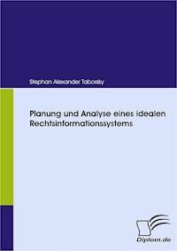 Planung und Analyse eines idealen Rechtsinformationssystems - Stephan Alexander Taborsky - E-Book