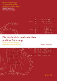 Die frühlateinischen Inschriften und ihre Datierung - Markus Hartmann - E-Book