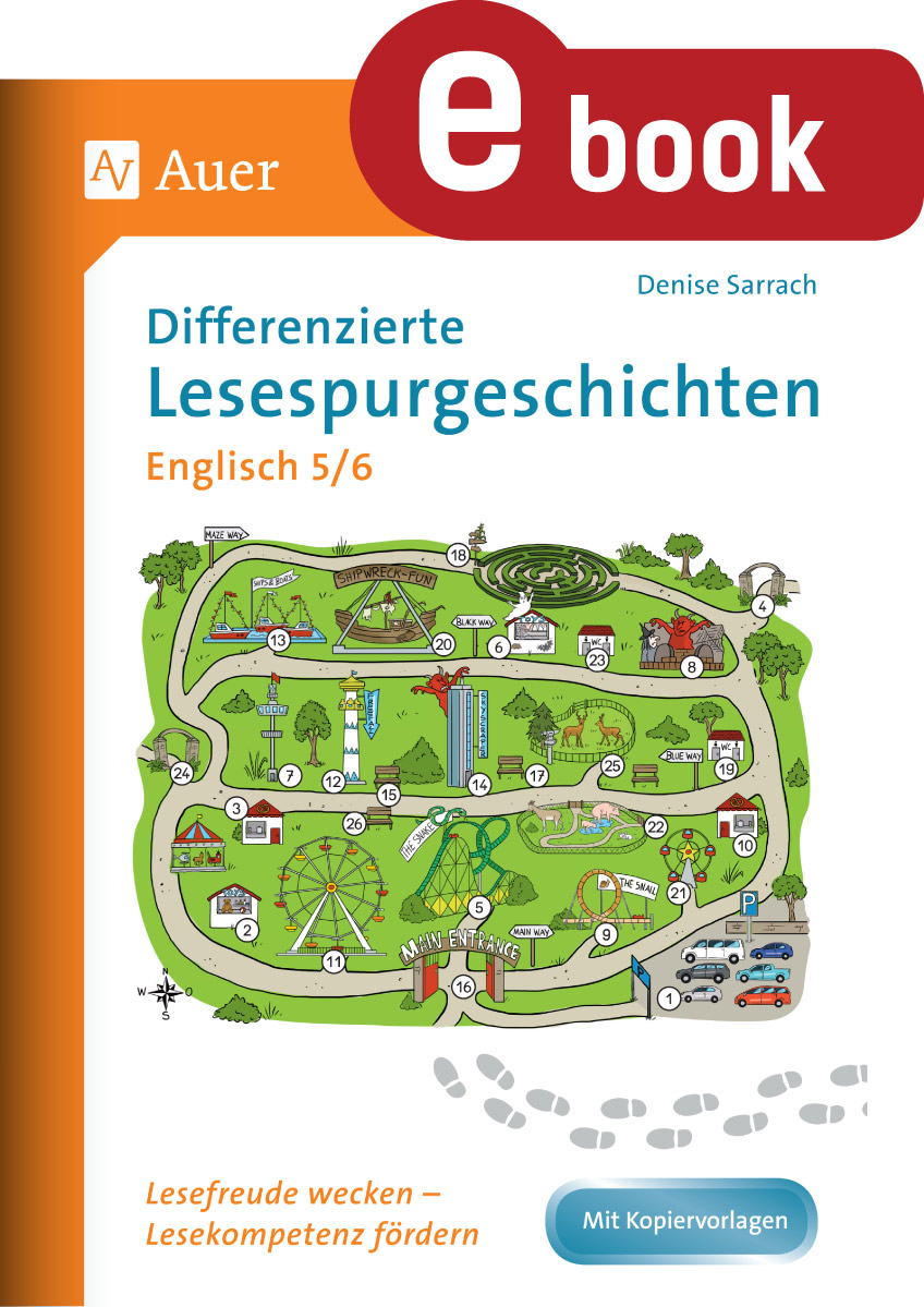 Differenzierte Lesespurgeschichten Englisch 5-6 - Denise Sarrach - E-Book