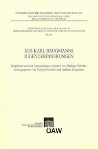 Aus Karl Brugmanns Jugenderinnerungen - - E-Book