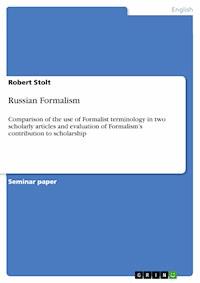 Russian Formalism - Robert Stolt - E-Book