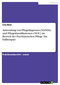 Anwendung von Pflegediagnosen (NANDA) und Pflegeklassifikationen (NOC) im Bereich der Psychiatrischen Pflege. Ein Fallbeispiel - Lisa Beer - E-Book