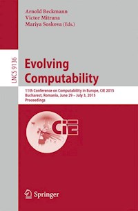 Evolving Computability -  - E-Book