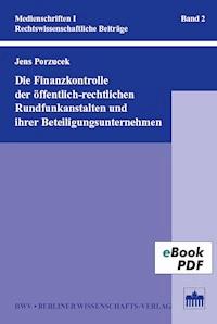 Die Finanzkontrolle der öffentlich-rechtlichen Rundfunkanstalten und ihrer Beteiligungsunternehmen - Jens Porzucek - E-Book