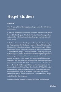 Hegel-Studien Band 28 -  - E-Book