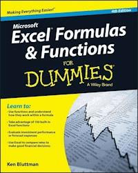 Excel Formulas and Functions For Dummies - Ken Bluttman - E-Book