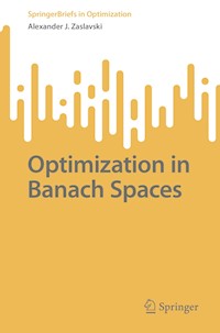 Optimization in Banach Spaces - Alexander J. Zaslavski - E-Book