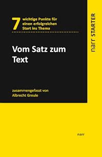 Vom Satz zum Text - Albrecht Greule - E-Book