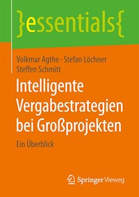 Intelligente Vergabestrategien bei Großprojekten - Volkmar Agthe - E-Book