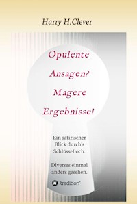 Opulente Ansagen? Magere Ergebnisse! - Harry H.Clever - E-Book