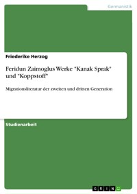 Feridun Zaimoglus Werke "Kanak Sprak" und "Koppstoff" - Friederike Herzog - E-Book