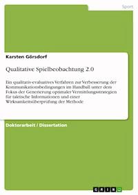 Qualitative Spielbeobachtung 2.0 - Karsten Görsdorf - E-Book