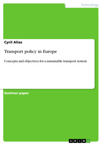 Transport policy in Europe - Cyril Alias - E-Book