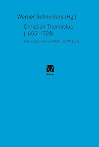 Christian Thomasius (1655–1728) -  - E-Book