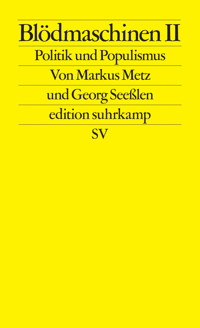 Blödmaschinen II - Markus Metz - E-Book