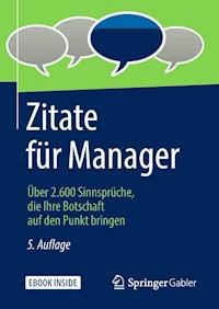 Zitate für Manager - - E-Book