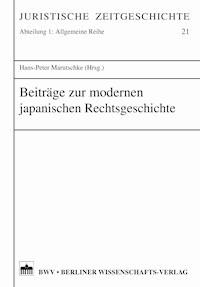 Beiträge zur modernen japanischen Rechtsgeschichte -  - E-Book