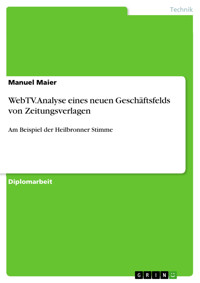 WebTV. Analyse eines neuen Geschäftsfelds von Zeitungsverlagen - Manuel Maier - E-Book