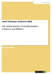 Die elektronische Gesundheitskarte - Chancen und Risiken - Janet Scherping - E-Book