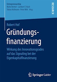 Gründungsfinanzierung - Robert Hof - E-Book