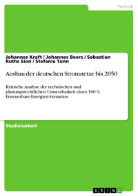 Ausbau der deutschen Stromnetze bis 2050 - Johannes Kraft - E-Book