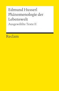 Phänomenologie der Lebenswelt - Husserl Edmund - E-Book