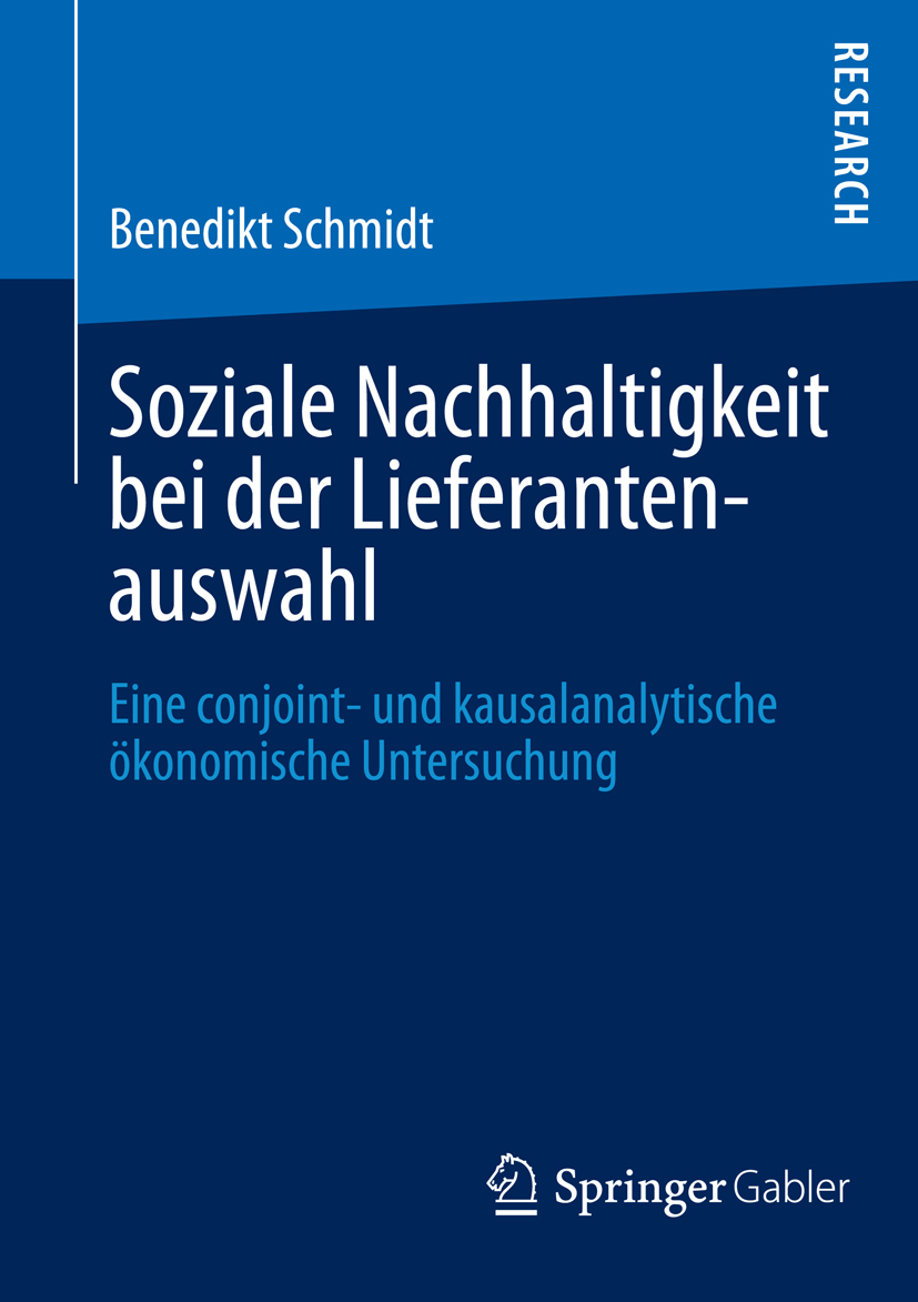 Soziale Nachhaltigkeit bei der Lieferantenauswahl - Benedikt Schmidt - E-Book