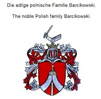 Die adlige polnische Familie Barcikowski. The noble Polish family Barcikowski. - Werner Zurek - E-Book