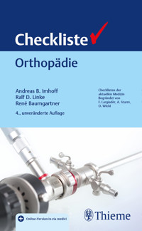 Checkliste Orthopädie -  - E-Book