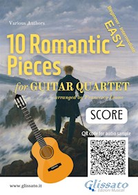 Guitar Quartet Score "10 Romantic Pieces" - Johannes Brahms - E-Book