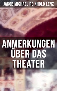 Anmerkungen über das Theater - Jakob Michael Reinhold Lenz - E-Book