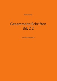 Gesammelte Schriften Bd. 2.2 - Hans Furrer - E-Book