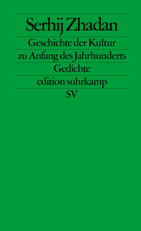 Geschichte der Kultur zu Anfang des Jahrhunderts - Serhij Zhadan - E-Book