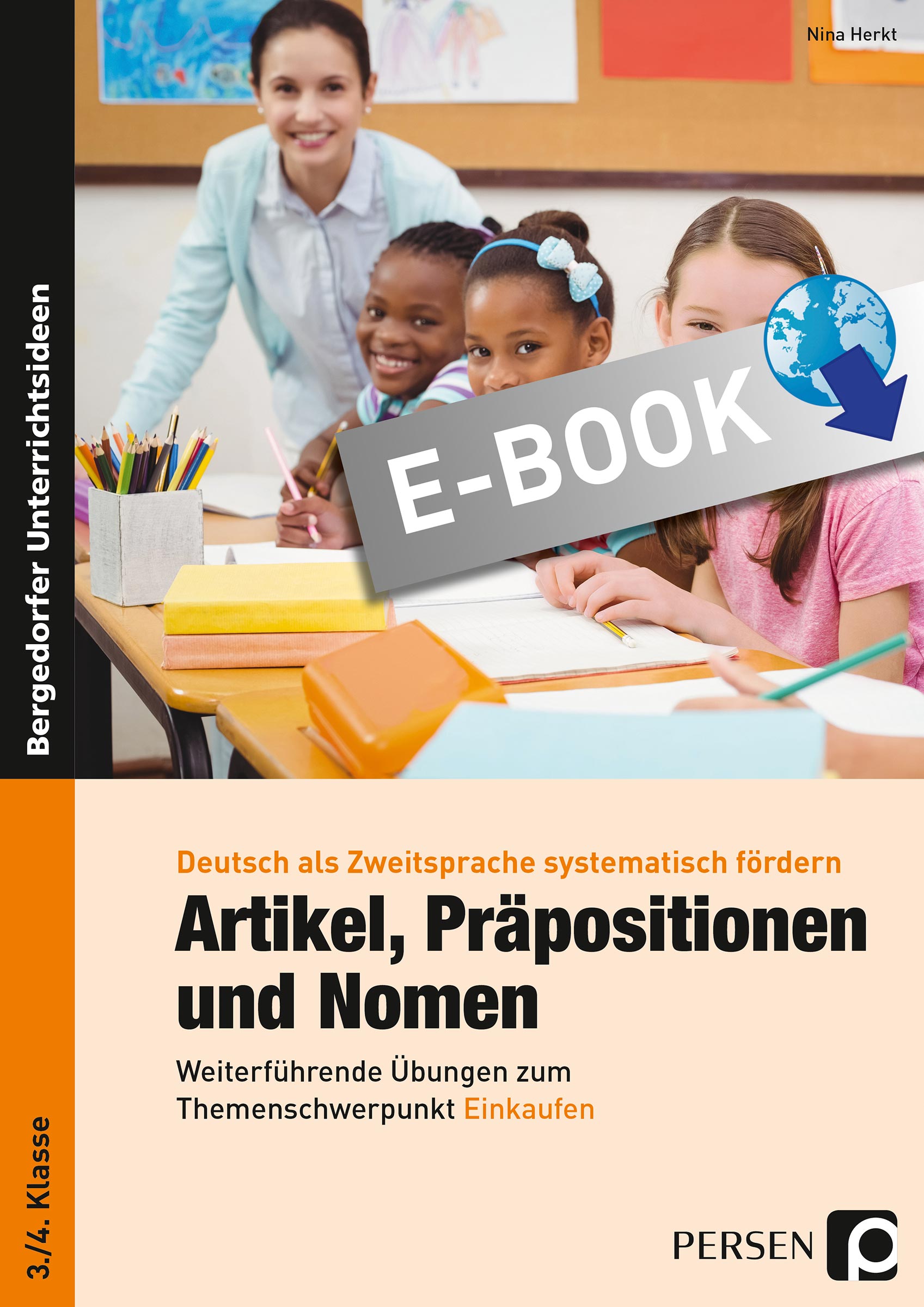 Artikel, Präpositionen und Nomen - Einkaufen 3/4 - Nina Herkt - E-Book