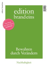 edition brand eins: Nachhaltigkeit - Jens Bergmann - E-Book