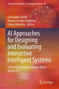 AI Approaches for Designing and Evaluating Interactive Intelligent Systems -  - E-Book