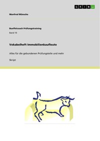 Vokabelheft Immobilienkaufleute - Manfred Wünsche - E-Book