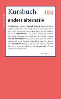 Kursbuch 194 -  - E-Book