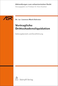 Vertragliche Drittschadensliquidation - Leonora Marti-Schreier - E-Book