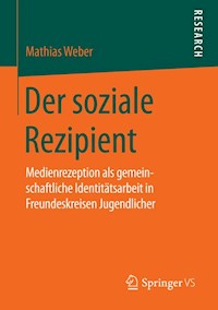 Der soziale Rezipient - Mathias Weber - E-Book