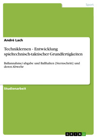 Techniklernen - Entwicklung spieltechnisch-taktischer Grundfertigkeiten - André Lach - E-Book