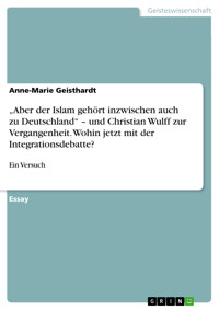 „Aber der Islam gehört inzwischen auch zu Deutschland“ – und Christian Wulff zur Vergangenheit. Wohin jetzt mit der Integrationsdebatte? - Anne-Marie Geisthardt - E-Book
