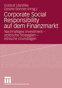 Corporate Social Responsibility auf dem Finanzmarkt -  - E-Book