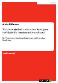 Welche wirtschaftspolitischen Strategien verfolgen die Parteien in Deutschland? - André Höllmann - E-Book